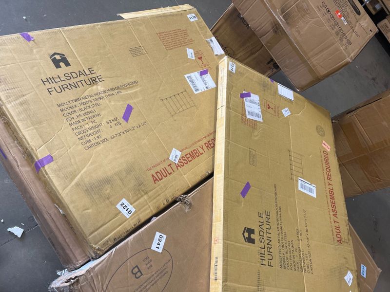 Twin Size Black Metal Headboard Trader Dan's Furniture